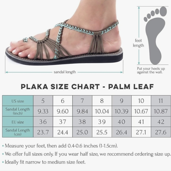 Plaka Palm Leaf Flat Sandals - Picture 10 of 10